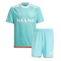 Camisa de Futebol Inter Miami Equipamento Alternativo Infantil 2024-25 Manga Curta (+ Calças curtas)